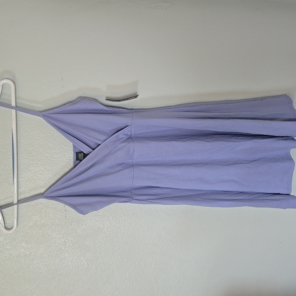 Wild Fable | NWT Blue Ribbed Jersey Skater Dress Size XL - Picture 3 of 10